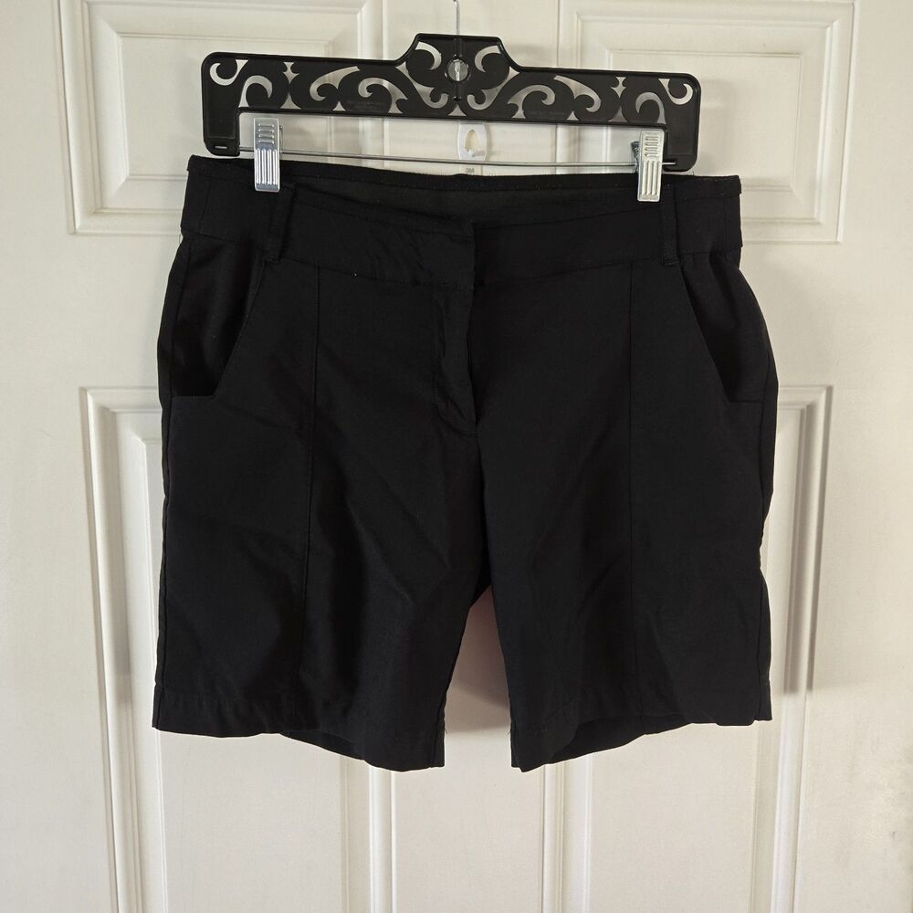 Simply Vera Vera Wang Black Bermuda Shorts Women’s M Office Career Minimalist